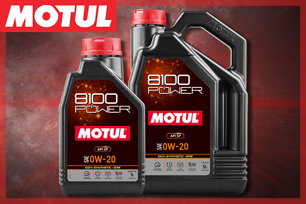 MOTUL 8100 POWER - новейшая линейка 100% синтетических моторных масел на основе эстеров и ПАО. В наличии!