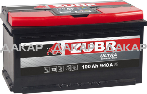 ZUBR Ultra 100Ah 940A Left