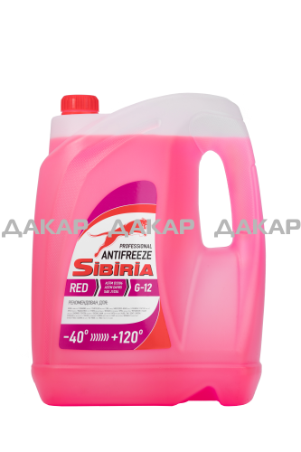 sibiria antifreeze G 12 red 10кг 1