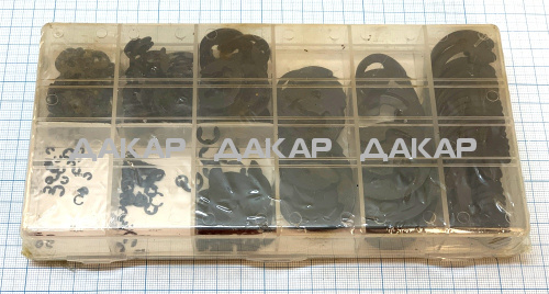 Шайба стопорная (Пружинная), 300 шт_9 размеров
