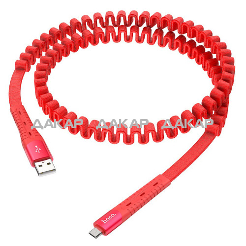 hoco-u78-cotton-treasure-elastic-charging-data-cable-for-micro-usb-wire
